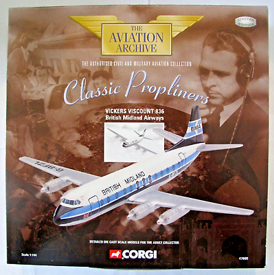 AA47609 Vickers Viscount 836 British Midland Airways G-BFZL (image for) AA47609 Vickers Viscount 836 British Midland Airways G-BFZL